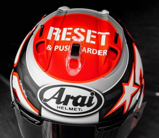 Nya Nicky Reset Corsair-X från Arai.