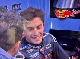 Marc Marquez första test med Ducati